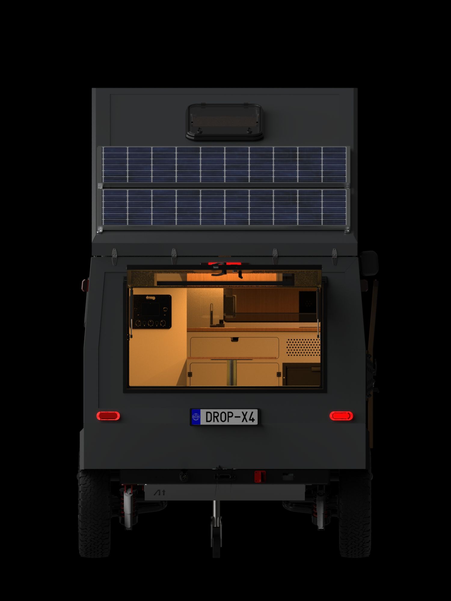 Drop X4 Hybrid Extreme camper trailer cabin